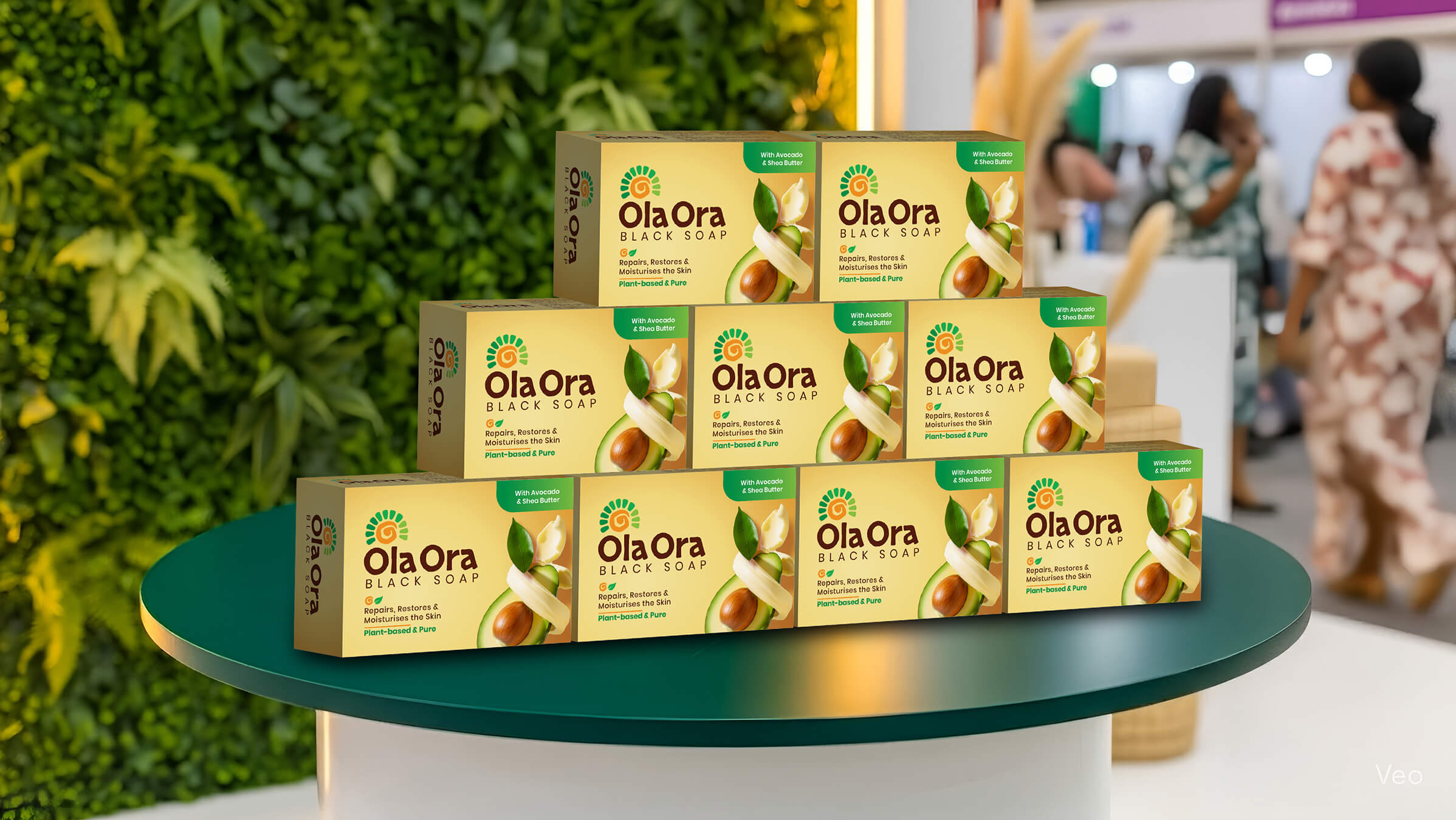 Ola Ora Black Soap Packaging Design and Printing by Ultigraph